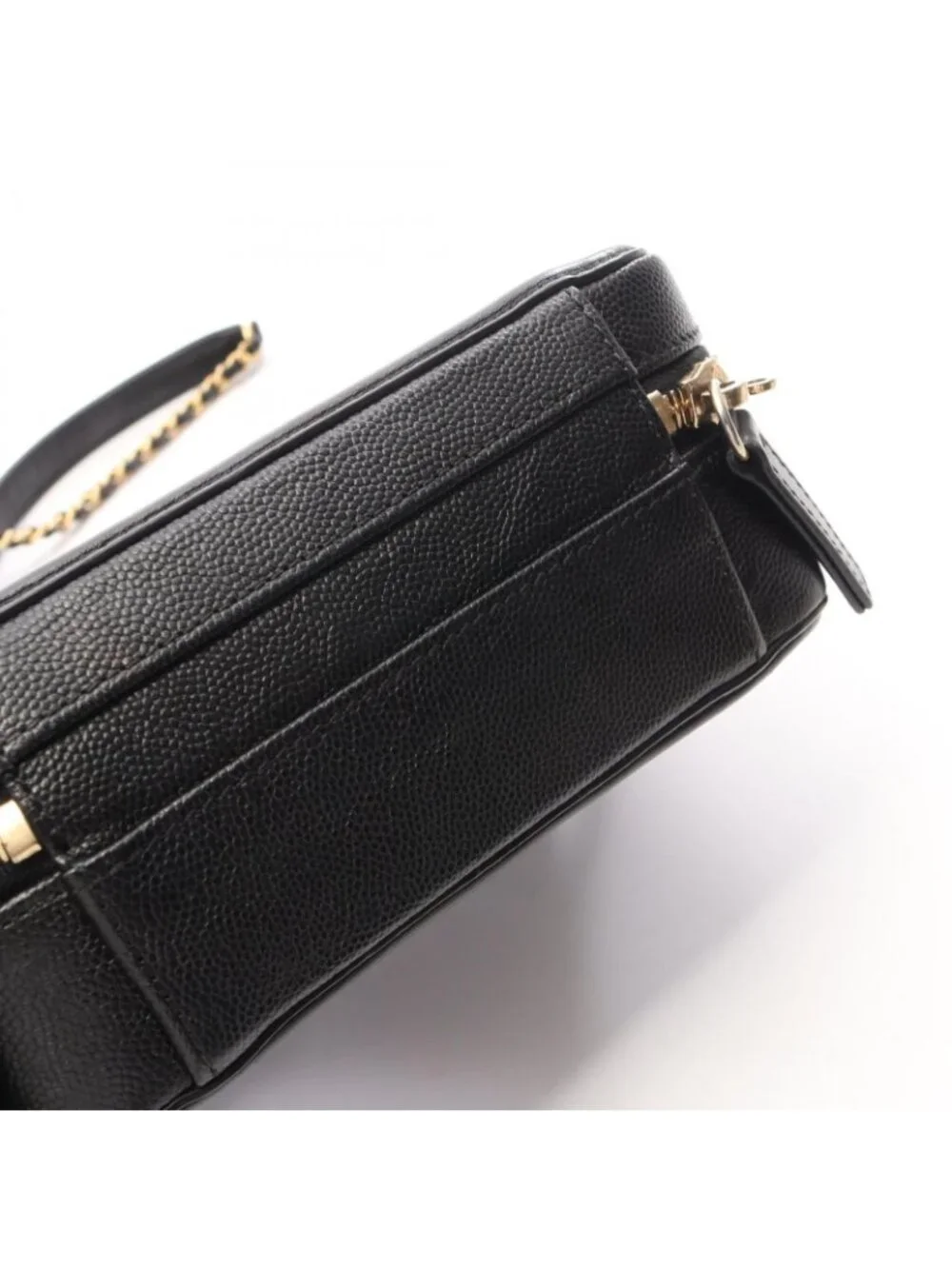 Chanel Shoulder Bag CC Figry Small Vanity 2-Way Black Caviar Leather CC Quilted